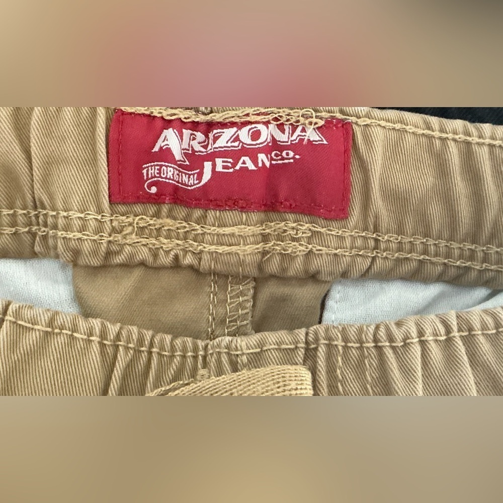 Boy's Arizona Jean Company Tan Joggers - Picture 6 of 7
